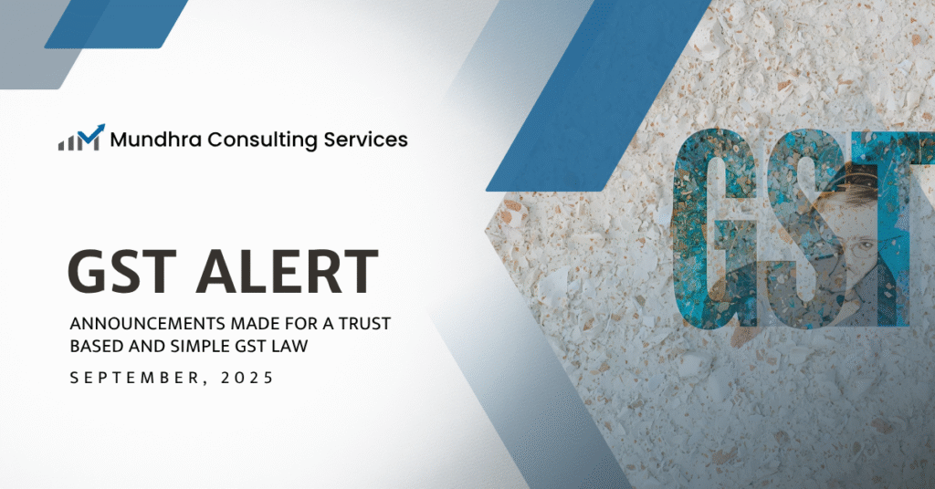 GST Alert - MCS September 2025