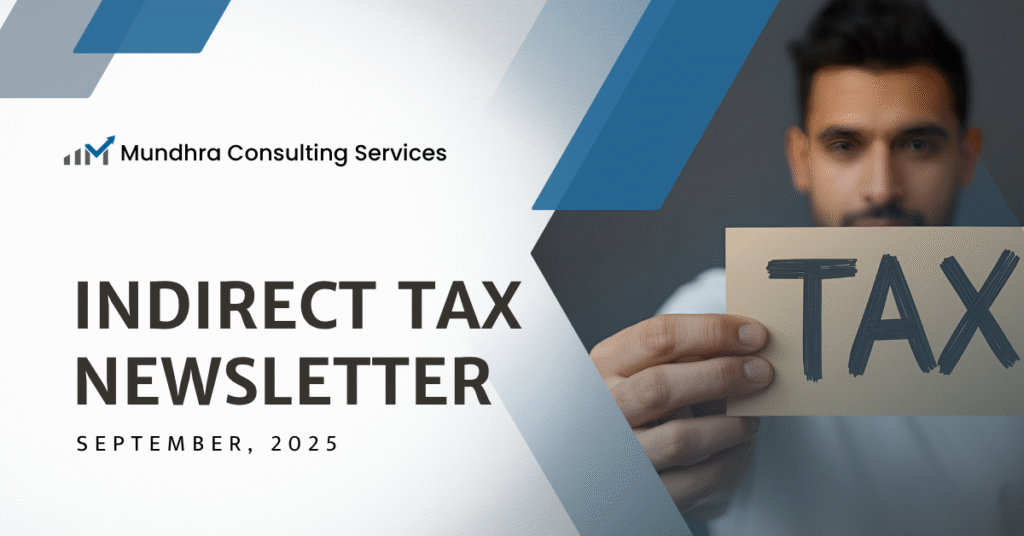 Indirect Tax Newsletter September 2025