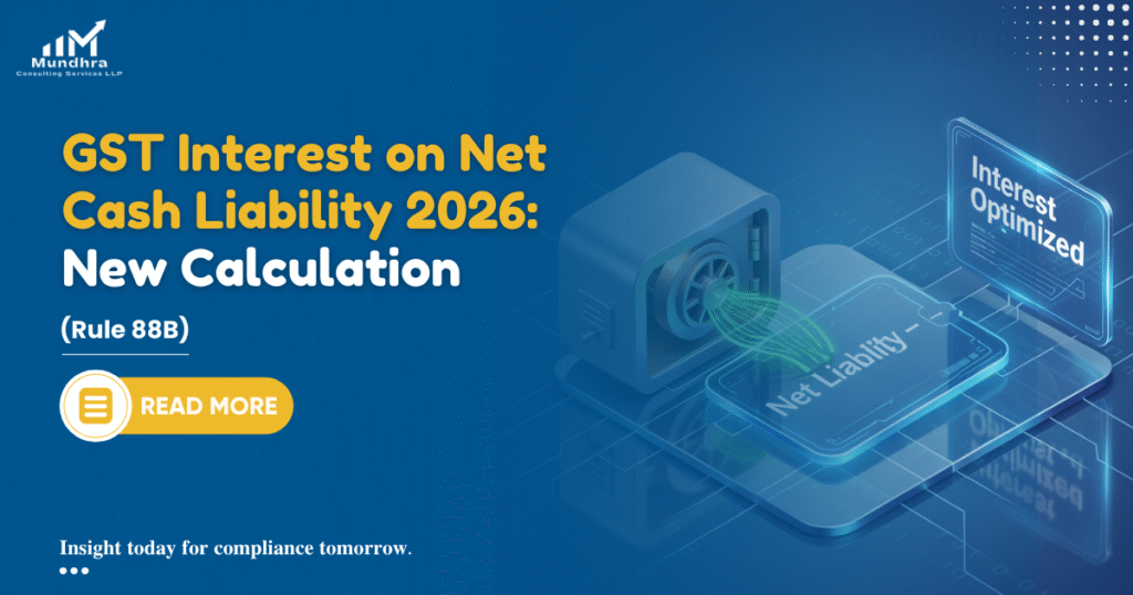 GST Interest on Net Cash Liability 2026 New Calculation (Rule 88B)