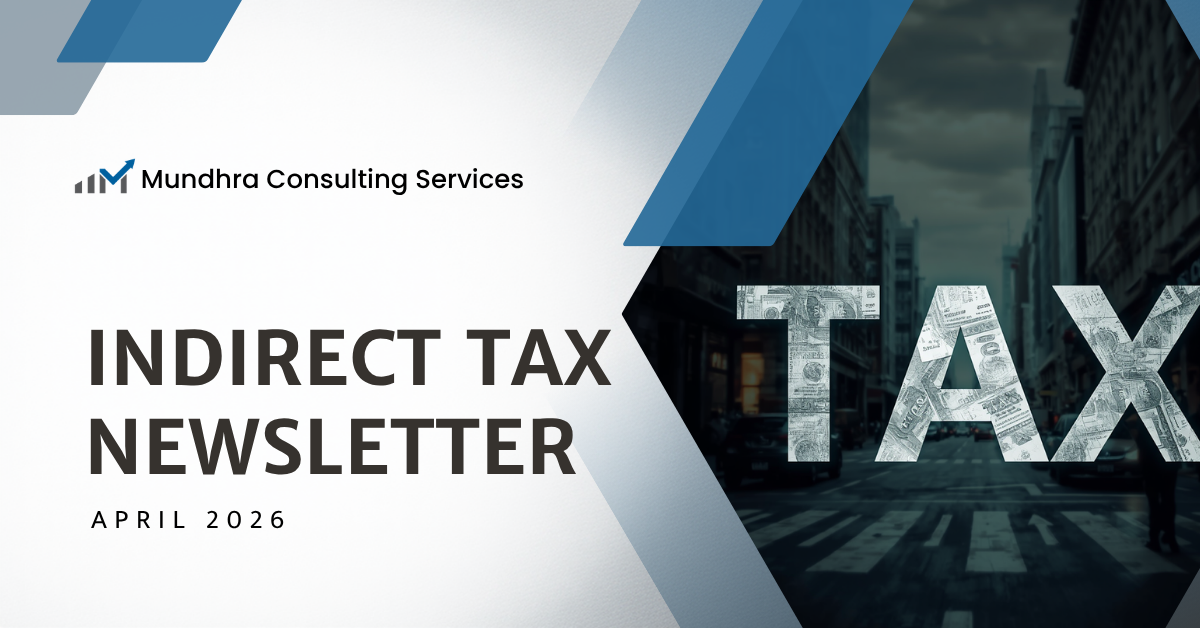 Indirect Tax Newsletter | April 2026​