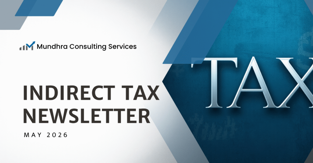 Indirect Tax Newsletter - May MCS