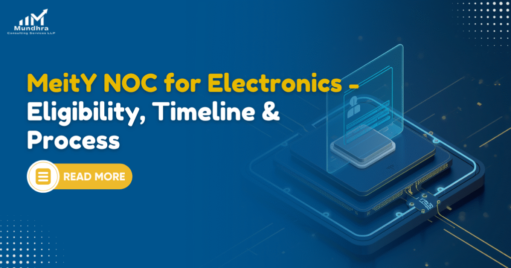 MeitY NOC for Electronics